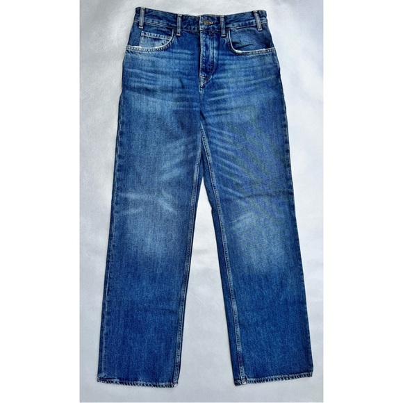 Zara High Waist Straight Jeans - Picture 5 of 7